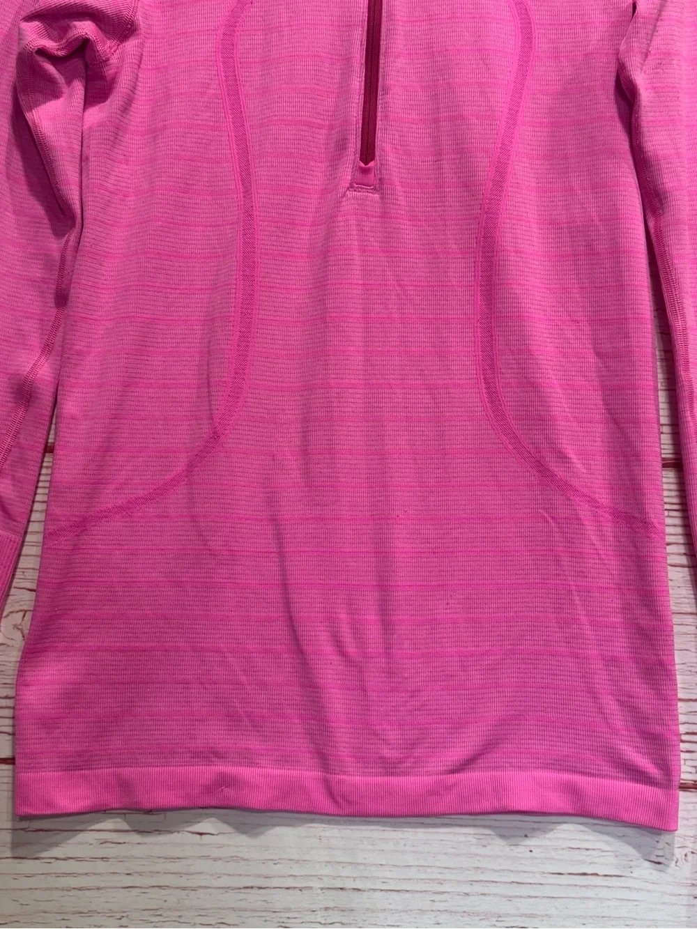 Lululemon Run: Swiftly Tech 1/2 Zip in Heathered Raspberry Glo Light Sz 6